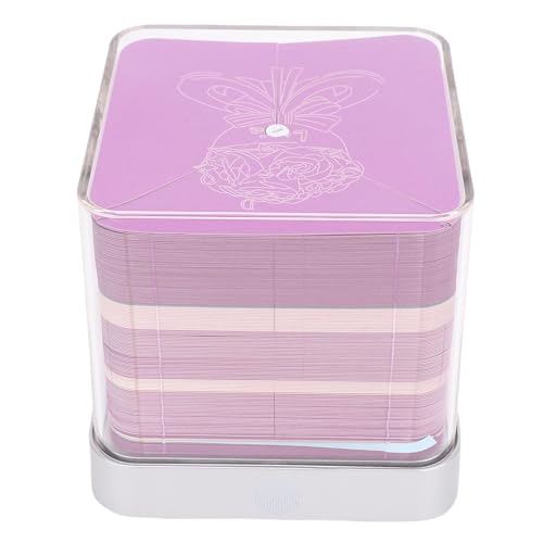 Sorandy Rose Bouquet Hand Tear Note, 3D -Memo -Pad, 3D -Kunst -Notizblock mit Handritzspapier -Schnitztechnologie und 2026 Kalender für Desktop Decor Birthday (PURPLE) von Sorandy