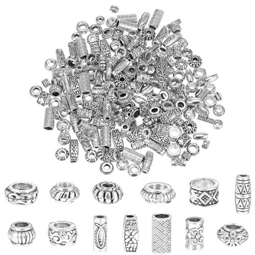 200 Stück Zwischenperlen, Silber Metallperlen, Spacer Perlen Zum Basteln, Spacer Perlen Für Diy Schmuckherstellung Armbänder Halsketten Ohrringe 200 Stück Zwischenperlen, Silber Metallperlen, Spacer Perlen Zum Basteln, Spacer Perlen Für Diy Schmuckherstellung Armbänder Halsketten Ohrringe von Sorcristy