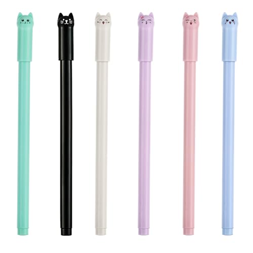 6 Stück Stifte mit Tierkopf Stift Gelstifte Stifte Gel Kugelschreiber Set für Bürobedarf Kreative Zeichnungen Notizen 6 Stück Stifte mit Tierkopf Stift Gelstifte Stifte Gel Kugelschreiber Set für Bürobedarf Kreative Zeichnungen Notizen von Sorcristy