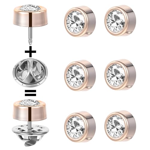 6 Stück Verschlussstifte, Ersatz Schmetterling Pin Clutch, Silberne Strassbrosche, Metall Pin Backs, Anstecker Verschluss Für Diy, Hüte, Krawatten, Jacken, Taschen 6 Stück Verschlussstifte, Ersatz Schmetterling Pin Clutch, Silberne Strassbrosche, Metall Pin Backs, Anstecker Verschluss Für Diy, Hüte, Krawatten, Jacken, Taschen von Sorcristy