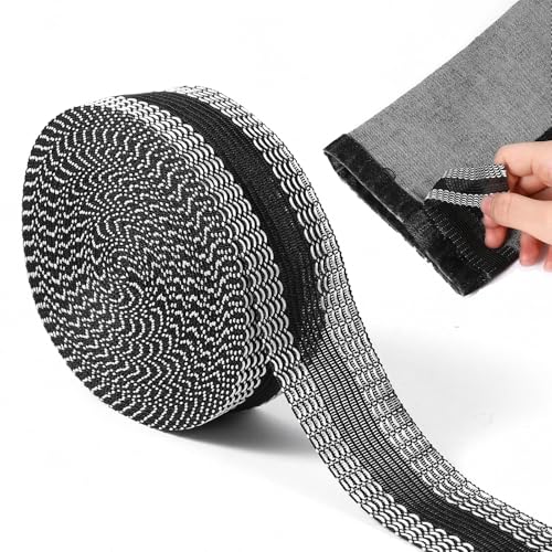 Sorcristy 10 m Saumband Zum Aufbügeln, Textilkleber Waschmaschinenfest, Kleidung Aufbügeln Klebeband Saumband Ür Hosen, Kleidung, Stoffe, Gardinen Kürzen Ohne Nähen 2.5 Cm Breit Sorcristy 10 m Saumband Zum Aufbügeln, Textilkleber Waschmaschinenfest, Kleidung Aufbügeln Klebeband Saumband Ür Hosen, Kleidung, Stoffe, Gardinen Kürzen Ohne Nähen 2.5 Cm Breit von Sorcristy