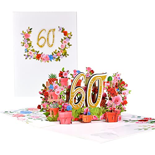 Sorrowso 3D Blumen Jubiläumskarten Set Karten Grußkarten Zubehör Für Paare Ehemann Ehefrau Hochzeitstag Hochzeitstag Lustige Karte von Sorrowso