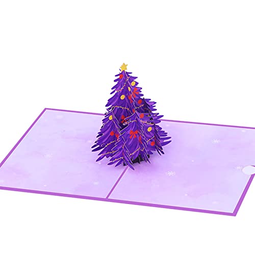Sorrowso Handgefertigte 3D Weihnachtskarten Für Erwachsene Und Kinder 12 7 X 17 8 Cm Papier Liebesbaum Für Alle Anlässe 3D Grußkarten Für Alle Anlässe von Sorrowso