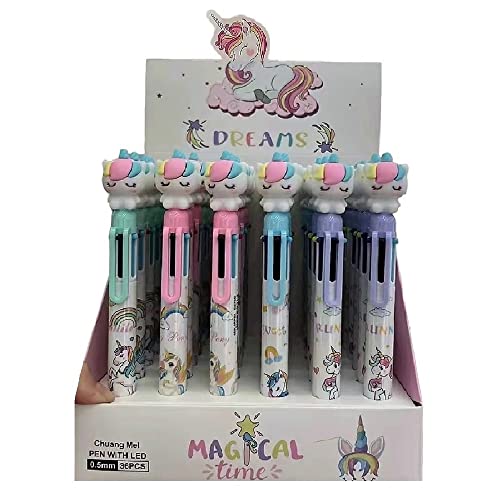 Sort Import Präsentationsständer mit 36 Kugelschreibern, 6 Farben, Einhorn Sort Import Präsentationsständer mit 36 Kugelschreibern, 6 Farben, Einhorn von Sort Import