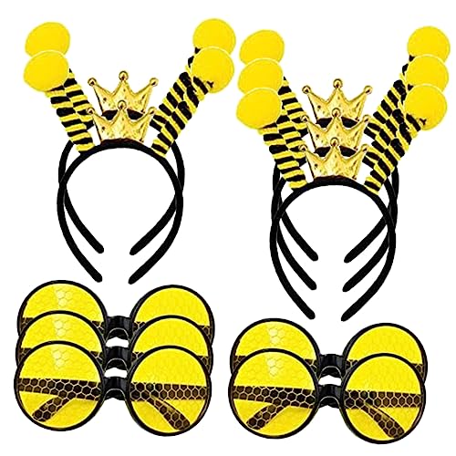 10Stücke Teiliges Bienenstirnband und Sonnenbrillen für Halloween Kostümparty für Bienenthema Feiern Langlebig und Leicht Cosplay und Geburtstagsfeiern 10Stücke Teiliges Bienenstirnband und Sonnenbrillen für Halloween Kostümparty für Bienenthema Feiern Langlebig und Leicht Cosplay und Geburtstagsfeiern von Sosoport