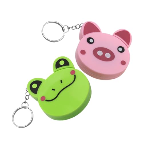 2 Stück Maßband Flexibles Maßband mit Tiermotiven Einziehbar für Körpermessungen und Schlüsselanhänger für Jungen 2 Stück Maßband Flexibles Maßband mit Tiermotiven Einziehbar für Körpermessungen und Schlüsselanhänger für Jungen von Sosoport