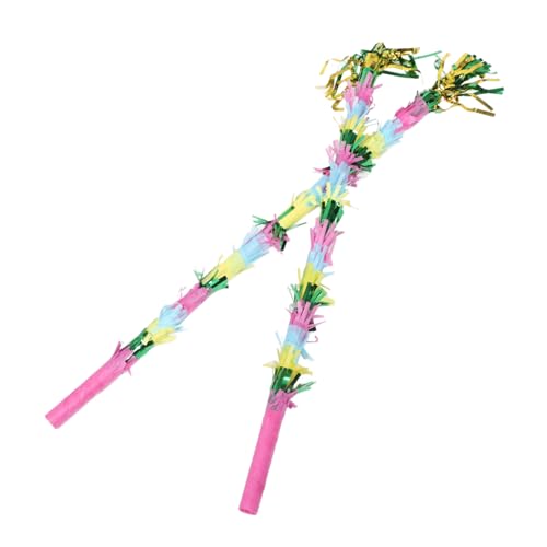 2 Stück Piñata Schlagstäbe Piñata Stäbe Lustiges Spiel Bunte Piñata Stäbe Festival Piñata Stäbe Party Zubehör Party Piñata Stäbe Piñata Requisite Für Partyspaß Piñata von Sosoport