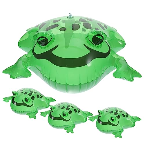 4Satz Aufblasbare Froschspielzeug Lustige Luftballons für Kinderpartys Langlebig Sicher und Attraktiv Poolspiele und 4Satz Aufblasbare Froschspielzeug Lustige Luftballons für Kinderpartys Langlebig Sicher und Attraktiv Poolspiele und von Sosoport