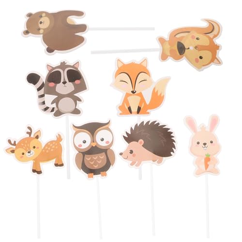 8 Stück Cupcake Topper Kucheneinsatz Dekoration Geburtstagskuchen Dekorationen Dschungeltier Motive Kuchendekorationen Dschungel Kuchen Topper Party Cupcake Topper 8 Stück Cupcake Topper Kucheneinsatz Dekoration Geburtstagskuchen Dekorationen Dschungeltier Motive Kuchendekorationen Dschungel Kuchen Topper Party Cupcake Topper von Sosoport