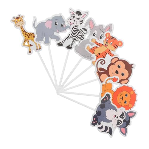 8 Stück Cupcake Topper Mit Dschungeltier Motiven Kuchendekorationen Tier Themen Partygeschenke Hochzeitstorten Dekorationen Kuchenzubehör Geburtstag Obstspieße 8 Stück Cupcake Topper Mit Dschungeltier Motiven Kuchendekorationen Tier Themen Partygeschenke Hochzeitstorten Dekorationen Kuchenzubehör Geburtstag Obstspieße von Sosoport