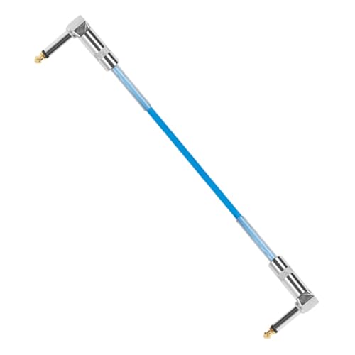 Gitarren Patchkabel mit Geräuschreduzierung Kabel für Effektpedale und Instrumente mit Gewinkelten Steckern für Musiker Gitarren Patchkabel mit Geräuschreduzierung Kabel für Effektpedale und Instrumente mit Gewinkelten Steckern für Musiker von Sosoport