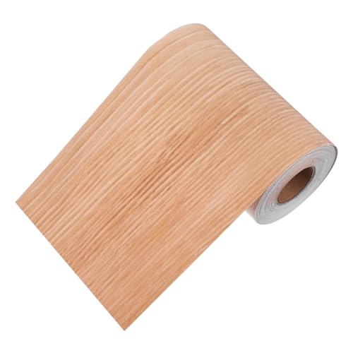 Holzkorn Klebeband Abnehmbar für Wand Möbel Dekoration Einfach Zuschneidbar Natürliche Holzoptik für Heimwerkerprojekte Khaki von Sosoport