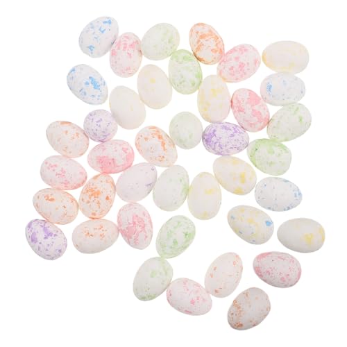 Sosoport 1 Osterei-geschenkpaket Mini -schäume Eierdekorationen Eierdekorationsornamente Konfetti-eier Deko-eier Aus Schaumstoff Schaumeier Zum Basteln Tischdekoration Zu Ostern Plastik von Sosoport