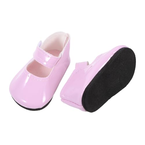 Sosoport 1 Paar 18-Zoll-Puppenschuhe Babypuppe Figur Prinzessin puppenkleidung Puppen Kleidung babyschühchen Shoes doll Clothes Minischuhe Simulation Schuhdekore Rosa Sosoport 1 Paar 18-Zoll-Puppenschuhe Babypuppe Figur Prinzessin puppenkleidung Puppen Kleidung babyschühchen Shoes doll Clothes Minischuhe Simulation Schuhdekore Rosa von Sosoport