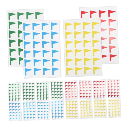 Sosoport 1 Packung Kartenmarkierungsaufkleber Streifen Index Etikettenabziehbilder Dekorative Selbstklebende Etiketten Selbstklebende Planungsetiketten Tab Aufkleber Für Planeretiketten Pvc von Sosoport