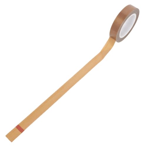 Sosoport 1 Rolle Ptfe Dichtungsband Hitzebeständiges Vakuumierer Klebeband Isolierendes Klebeband für Zuverlässige Versiegelung und Wärmedämmung von Sosoport