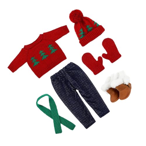 Sosoport 1 Satz Mini -Puppen -weihnachtsanzug Hüte Outfits Puppenkostüm Party Dekorationen Puppenzubehör Kostüme Weihnachtspullover Kleidung Weihnachten Baumwolle Sosoport 1 Satz Mini -Puppen -weihnachtsanzug Hüte Outfits Puppenkostüm Party Dekorationen Puppenzubehör Kostüme Weihnachtspullover Kleidung Weihnachten Baumwolle von Sosoport