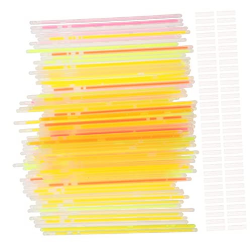 Sosoport 1 Satz Multi Farben Leuchtstäbe Fluoreszierende Knicklichter für Partys Geburtstagsfeiern Hochzeiten Halloween und Sportevents Diy Leuchtende Accessoires für Erwachsene von Sosoport