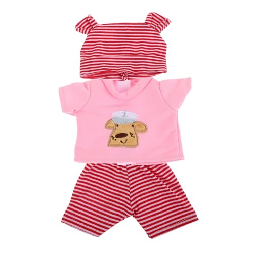 Sosoport 1 Satz Puppe Anziehen Puppen-Cartoon-Kleidung Puppendeko Für Realistisches Babypuppenzubehör Puppenkleidung Accessoires Schöne Puppenkleidung Puppenpyjama Baumwolle von Sosoport