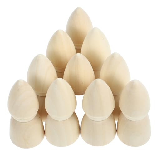 Sosoport 1 Satz Unbemalte Holz Peg Dolls Für Diy Projekte Kreative Kinderaktivitäten Leicht Langlebig Zum Bemalen Und Dekorieren Holzfiguren Zum Basteln 10 Stück von Sosoport