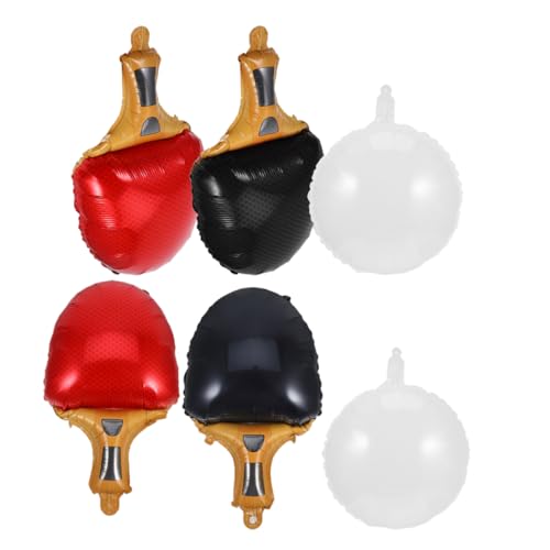 Sosoport 1 Satz Wiederverwendbare Folienballons für Sportdekoration für Geburtstagsfeiern und Sportwettbewerbe Schläger Rot und Schwarz Weiße Bälle Sosoport 1 Satz Wiederverwendbare Folienballons für Sportdekoration für Geburtstagsfeiern und Sportwettbewerbe Schläger Rot und Schwarz Weiße Bälle von Sosoport
