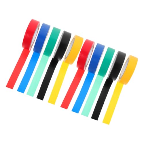 Sosoport 10 Rollen Teiliges Farbiges Isolierband Wasserfestes PVC Elektro klebeband mit Hoher Klebkraft Multifunktionales Reparaturband für Innen Außeneinsatz Hitzebeständig Isolierend Sosoport 10 Rollen Teiliges Farbiges Isolierband Wasserfestes PVC Elektro klebeband mit Hoher Klebkraft Multifunktionales Reparaturband für Innen Außeneinsatz Hitzebeständig Isolierend von Sosoport