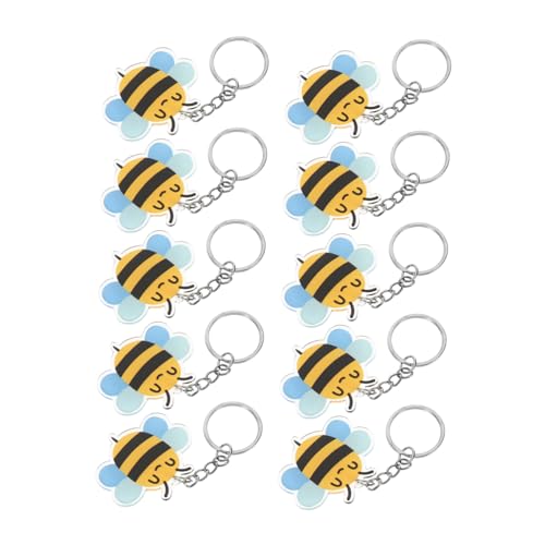 Sosoport 10 Stück Biene Schlüsselanhänger Bienen-Schlüsselanhänger, Party-Dekoration Bienenspielzeug bienen deko bienen schlüsselanhänger Bienen-Schlüsselanhänger Bienenanhänger Sosoport 10 Stück Biene Schlüsselanhänger Bienen-Schlüsselanhänger, Party-Dekoration Bienenspielzeug bienen deko bienen schlüsselanhänger Bienen-Schlüsselanhänger Bienenanhänger von Sosoport