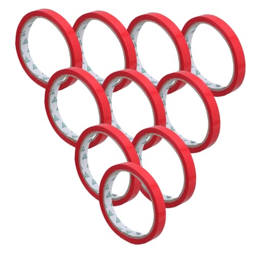 Sosoport 10 Stück Bunte Gemüse Bündelband Stark Klebendes Klebeband für Gemüseverpackung Lebensmittelaufbewahrung für Heim und Gewerbenutzung von Sosoport