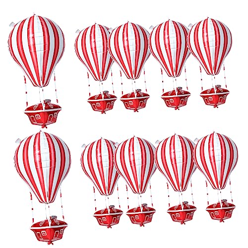Sosoport 10 Stück Heißluftballon Deko Folienballons Aluminium Ballons für Kindergeburtstag Hochzeiten und Feiern Luftballons für Kreative Foto Props und Elegante Partydekorationen Sosoport 10 Stück Heißluftballon Deko Folienballons Aluminium Ballons für Kindergeburtstag Hochzeiten und Feiern Luftballons für Kreative Foto Props und Elegante Partydekorationen von Sosoport