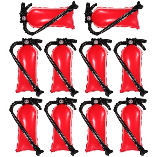 Sosoport Feuerlöscher Ballon 10 Stück Aufblasbare Aluminium Folie Luftballons für Feuerwehrpartys Party Dekoration Kindergeburtstag Feuerwehrmann Deko Sosoport Feuerlöscher Ballon 10 Stück Aufblasbare Aluminium Folie Luftballons für Feuerwehrpartys Party Dekoration Kindergeburtstag Feuerwehrmann Deko von Sosoport