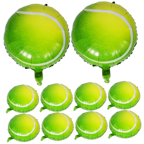 Sosoport 10 Stück Luftballons mit Tennis Cupcake Toppern und Jumbo Helium Ballons für Sport Mottopartys Dekoration für Geburtstagsfeiern und Tennisveranstaltungen Sosoport 10 Stück Luftballons mit Tennis Cupcake Toppern und Jumbo Helium Ballons für Sport Mottopartys Dekoration für Geburtstagsfeiern und Tennisveranstaltungen von Sosoport