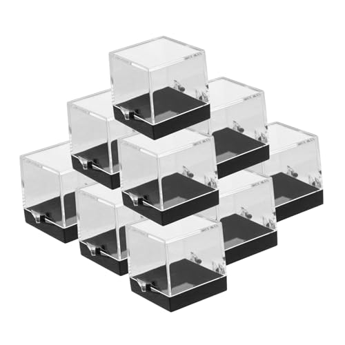 Sosoport 10 Stück Mini Quadratische Aufbewahrungsbox aus Klarem Kunststoff Kompakte Edelstein Display Box für Sammlerstücke Robuste Sortierbox für Mineralien Tragbare Kristall Vitrine Sosoport 10 Stück Mini Quadratische Aufbewahrungsbox aus Klarem Kunststoff Kompakte Edelstein Display Box für Sammlerstücke Robuste Sortierbox für Mineralien Tragbare Kristall Vitrine von Sosoport