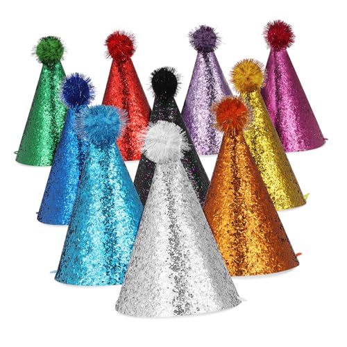 Sosoport 10 Stück Partyhüte für Erwachsene Bunte Geburtstagshüte aus Polyester Vielseitig Einsetzbar für Feiern Geeignet für Haustiere Bequem und Leicht Partydekorationen Sosoport 10 Stück Partyhüte für Erwachsene Bunte Geburtstagshüte aus Polyester Vielseitig Einsetzbar für Feiern Geeignet für Haustiere Bequem und Leicht Partydekorationen von Sosoport
