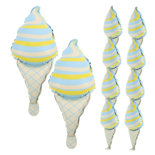 Sosoport 10 Stück Teiliges Eiscreme Folienballons mit Einzigartigem Eiscreme Design Langlebig und Sicher für Geburtstagsfeiern und Partydekorationen Sosoport 10 Stück Teiliges Eiscreme Folienballons mit Einzigartigem Eiscreme Design Langlebig und Sicher für Geburtstagsfeiern und Partydekorationen von Sosoport