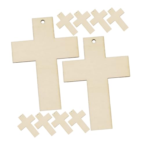 Sosoport 10 Stück Teiliges Holz Kreuz Anhänger Unbehandeltes DIY Holzornament mit Glatter Oberfläche Beidseitig Bemalbar Robustes Bastelmaterial für Wohn und Wanddekoration Sosoport 10 Stück Teiliges Holz Kreuz Anhänger Unbehandeltes DIY Holzornament mit Glatter Oberfläche Beidseitig Bemalbar Robustes Bastelmaterial für Wohn und Wanddekoration von Sosoport