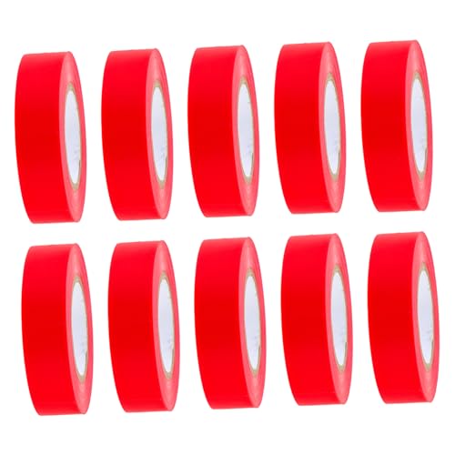 Sosoport 10 Stück Teiliges Isolierband Elektriker Klebeband UV Beständig Vielseitig für Außen Innen Kabelreparatur und Drahtisolierung Sosoport 10 Stück Teiliges Isolierband Elektriker Klebeband UV Beständig Vielseitig für Außen Innen Kabelreparatur und Drahtisolierung von Sosoport