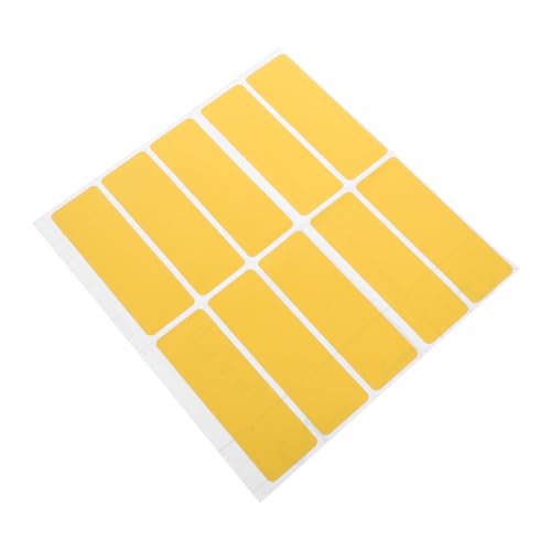 Sosoport 10 Stück Teiliges PVC Klebe Etiketten Selbstklebende Tisch und Standortmarkierungen Präzise Organisationsaufkleber für Büro Schule und Zuhause Langlebig Einfache Anwendung Gelb Sosoport 10 Stück Teiliges PVC Klebe Etiketten Selbstklebende Tisch und Standortmarkierungen Präzise Organisationsaufkleber für Büro Schule und Zuhause Langlebig Einfache Anwendung Gelb von Sosoport