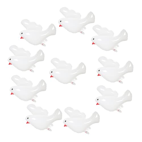 Sosoport 10 Stück Teiliges Weiße Friedenstauben folienballons aus Aluminiumfolie Langlebig und Auffällig für Taufen Gender Reveal und Partydekorationen Besondere Gestaltung für Sosoport 10 Stück Teiliges Weiße Friedenstauben folienballons aus Aluminiumfolie Langlebig und Auffällig für Taufen Gender Reveal und Partydekorationen Besondere Gestaltung für von Sosoport