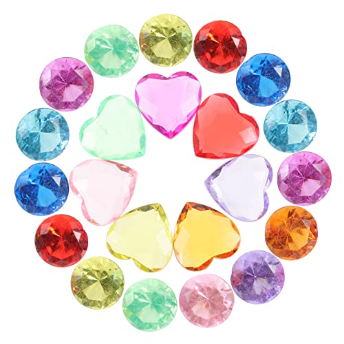 Sosoport 100 Stück Diamant Acryl Edelsteine Selbstklebende Schmuckornamente für DIY Bastelprojekte für Haaraccessoires und Dekoration Sosoport 100 Stück Diamant Acryl Edelsteine Selbstklebende Schmuckornamente für DIY Bastelprojekte für Haaraccessoires und Dekoration von Sosoport
