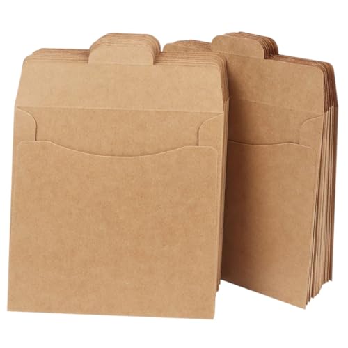 Sosoport 100 Stück Disc-tasche Kleine Braune Papiertüten Papphüllen Erinnerungsumschläge Umschläge in Legaler Größe Geschäftsumschläge Basteltaschen Light Brown Kraftpapier Sosoport 100 Stück Disc-tasche Kleine Braune Papiertüten Papphüllen Erinnerungsumschläge Umschläge in Legaler Größe Geschäftsumschläge Basteltaschen Light Brown Kraftpapier von Sosoport
