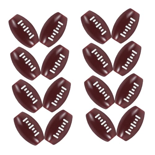 Sosoport 100 Stück Rugby Perlen Ballperlen Zur Schmuckherstellung Sportbälle Schmuck Abstandshalter Perlen Für Armbänder Fußball Perlen Rugby Anhänger Für Schmuck Mini Sport Sosoport 100 Stück Rugby Perlen Ballperlen Zur Schmuckherstellung Sportbälle Schmuck Abstandshalter Perlen Für Armbänder Fußball Perlen Rugby Anhänger Für Schmuck Mini Sport von Sosoport