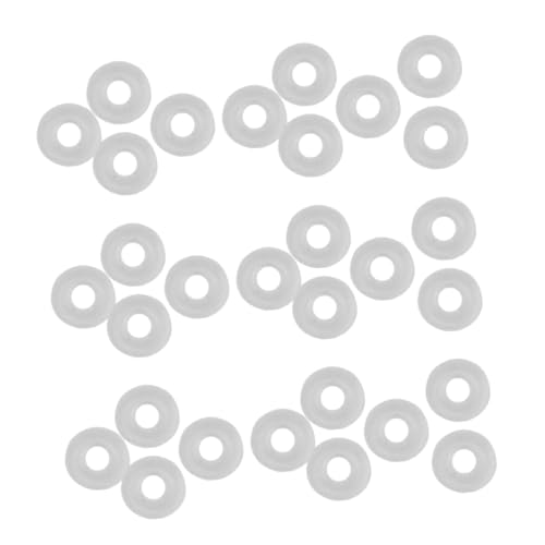 Sosoport 100 Stück Transparente Stopperringe aus Langlebigem Gummi Rutschfeste Schmuckhalter für Armbänder und Halsketten für DIY Schmuckherstellung und Vielseitige Bastelprojekte Sosoport 100 Stück Transparente Stopperringe aus Langlebigem Gummi Rutschfeste Schmuckhalter für Armbänder und Halsketten für DIY Schmuckherstellung und Vielseitige Bastelprojekte von Sosoport