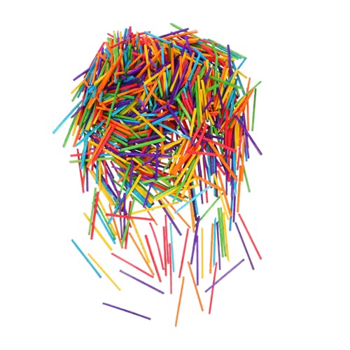 Sosoport 1000 Stück Bunte Holzstäbchen Quadratisch Glatte Kanten Sichere Bastelstäbe aus für Diy Kunstprojekte Schulbedarf Kreative Leicht Tragbar für Modellbau Dekoration Sosoport 1000 Stück Bunte Holzstäbchen Quadratisch Glatte Kanten Sichere Bastelstäbe aus für Diy Kunstprojekte Schulbedarf Kreative Leicht Tragbar für Modellbau Dekoration von Sosoport