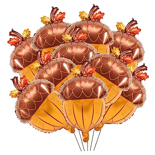 Sosoport 10Stücke Teiliges Kiefernkegel Folienballons Dekorative Luftballons für Thanksgiving Feiern Charmante Partydekoration für Herbstanlässe Einzigartiges Design für Festliche Sosoport 10Stücke Teiliges Kiefernkegel Folienballons Dekorative Luftballons für Thanksgiving Feiern Charmante Partydekoration für Herbstanlässe Einzigartiges Design für Festliche von Sosoport