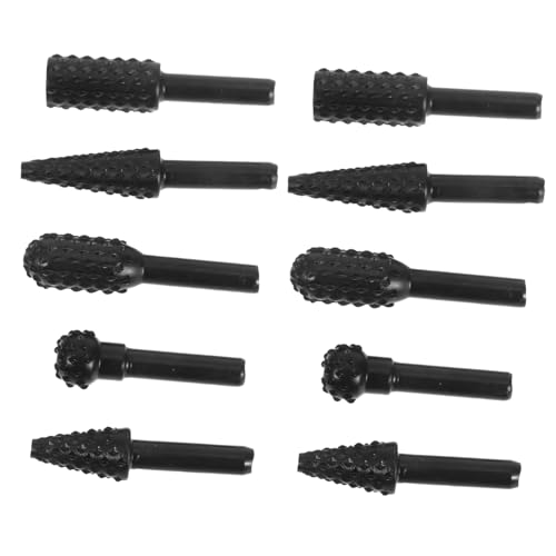 Sosoport 10Stücke Teiliges Rotationsfeilen Set für Holz und Metallgravuren Präzise Schnitzwerkzeuge für Heimprojekte Langlebige und Robuste Feilen mit Verschiedenen Kopfoptionen Sosoport 10Stücke Teiliges Rotationsfeilen Set für Holz und Metallgravuren Präzise Schnitzwerkzeuge für Heimprojekte Langlebige und Robuste Feilen mit Verschiedenen Kopfoptionen von Sosoport
