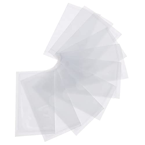 Sosoport 10st Klebeetikett Aus Weichem Kartenhülle Aufkleber-drucker Für Lageretiketten Selbstklebende Karteikartentaschen Etikettenhalter Etikettenbeutel Pvc Klebstoff Sosoport 10st Klebeetikett Aus Weichem Kartenhülle Aufkleber-drucker Für Lageretiketten Selbstklebende Karteikartentaschen Etikettenhalter Etikettenbeutel Pvc Klebstoff von Sosoport