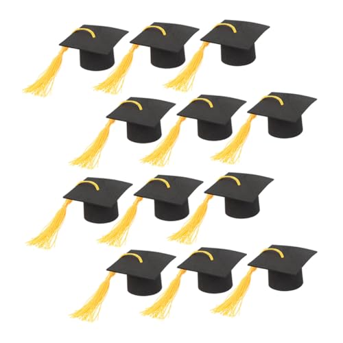 Sosoport 12 Stück Graduation Cupcake Toppers Absolventenhut Deko mit Quasten für Abschlussfeier Kuchen und Dessertdekorationen für Schulabschluss und Bachelorfeiern Sosoport 12 Stück Graduation Cupcake Toppers Absolventenhut Deko mit Quasten für Abschlussfeier Kuchen und Dessertdekorationen für Schulabschluss und Bachelorfeiern von Sosoport
