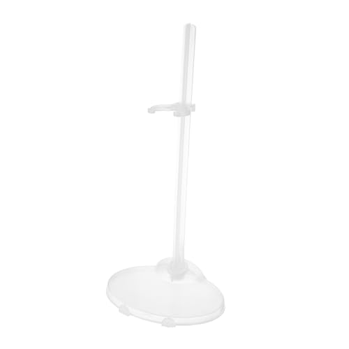 Sosoport 12 Stück Puppenständer Figurenständer Halter Kinderpuppe doll Accessories Puppenausstellungsständer Zubehör für den Puppenladen Puppe Steht zur Anzeige Plastik Transparent von Sosoport