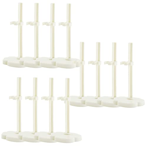 Sosoport 12 Stück Teiliges Puppenständer Stabil für Mini Figuren für Kinderzimmer und Sammlungen Weißes Design für Jede Puppenfarbe Sosoport 12 Stück Teiliges Puppenständer Stabil für Mini Figuren für Kinderzimmer und Sammlungen Weißes Design für Jede Puppenfarbe von Sosoport