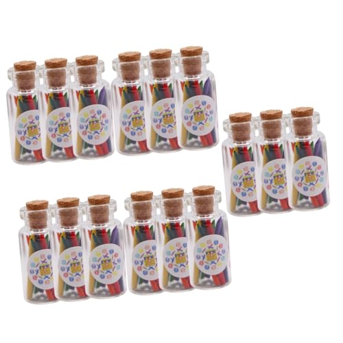 Sosoport 15 Sätze Crayon -modellzubehör Dekorationen Drinnen Puppe Miniatur Buntstiftmodell in Flaschen Buntstifte in Mini-flaschen Kleine Buntstiftmodelle Plastik Sosoport 15 Sätze Crayon -modellzubehör Dekorationen Drinnen Puppe Miniatur Buntstiftmodell in Flaschen Buntstifte in Mini-flaschen Kleine Buntstiftmodelle Plastik von Sosoport